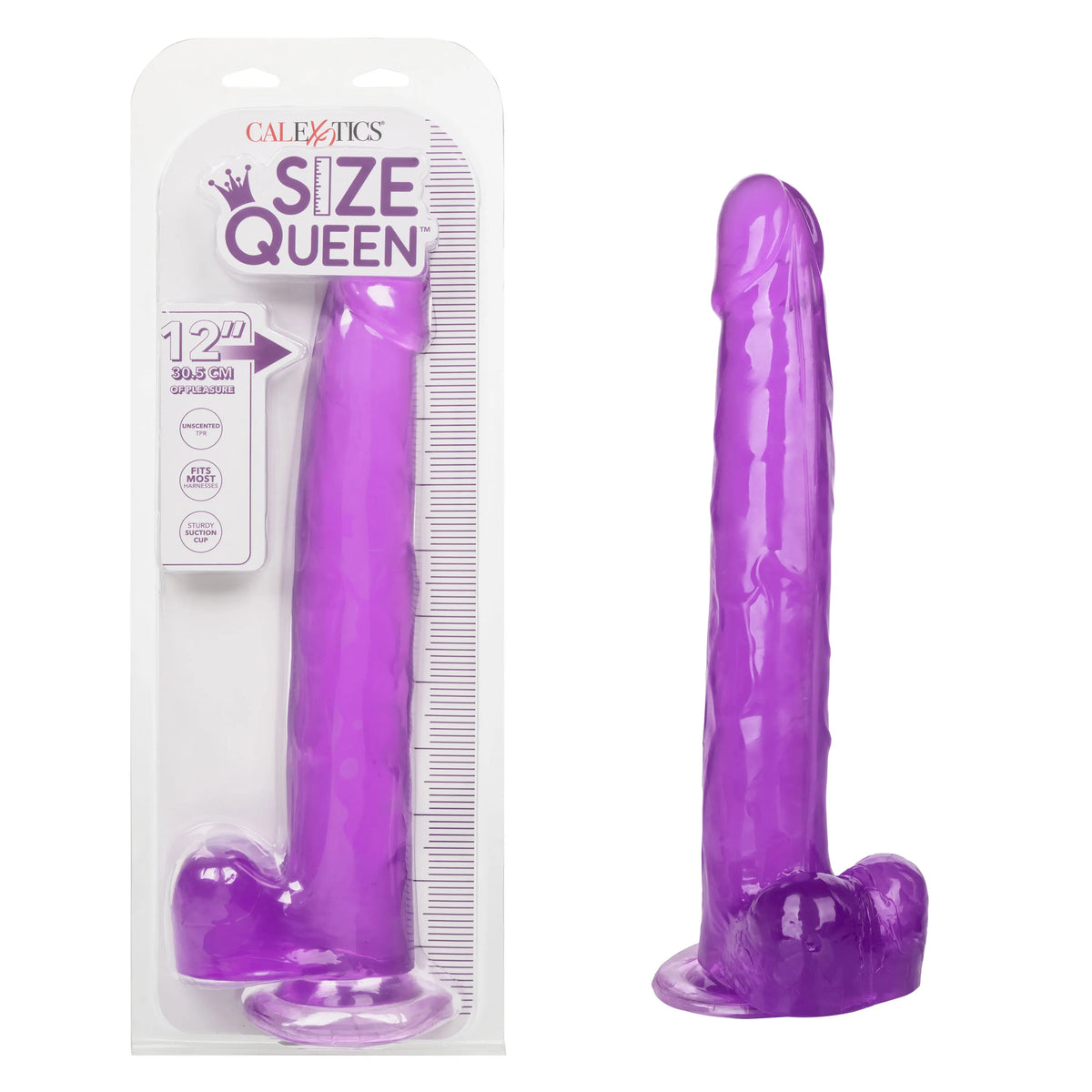 Size Queen 12 Inch Realistic Dildo – Firm 30.5 Cm Dildo > Dildos > Large Dildos - Tophatter Daily Deals