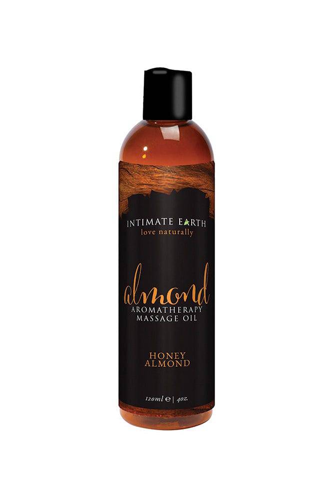 Intimate Earth - Aromatherapy Massage Oil - Almond - Honey Almond - 4oz Liquid - Tophatter Daily Deals