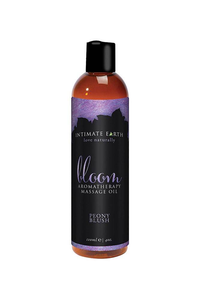 Intimate Earth - Aromatherapy Massage Oil - Bloom - Peony Blush - 4oz Liquid - Tophatter Daily Deals