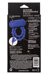 Maximus 10 Bead Rechargeable (Black) – Stretchy Silicone Cock Ring > Cock Ring > Vibrating - Tophatter Daily Deals
