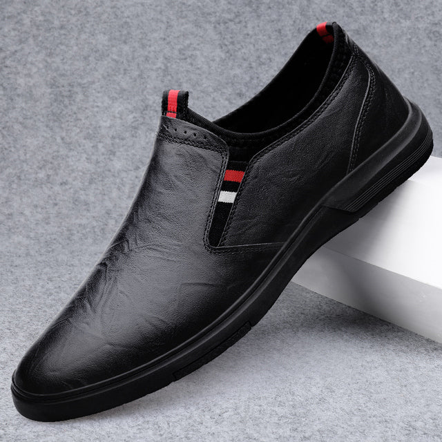 Loafers Soft Flats Light Driving Shoes Black Loafers - Tophatter Daily Deals
