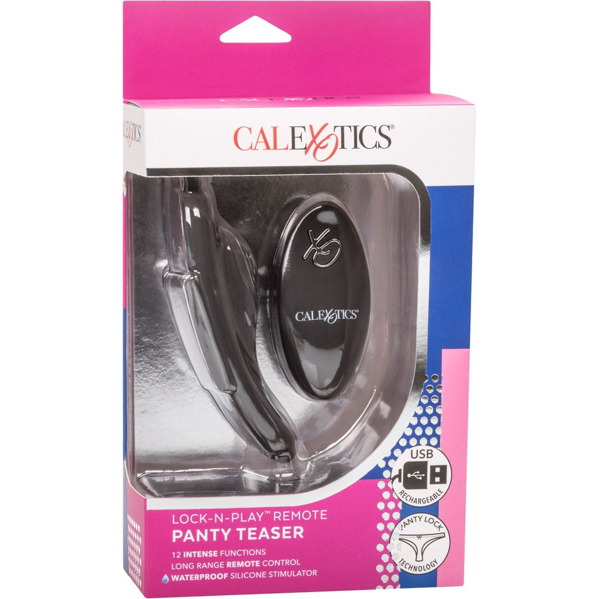 Lock-N-Play Remote Panty Teaser Vibrator in Black Panty Vibrator - Tophatter Daily Deals