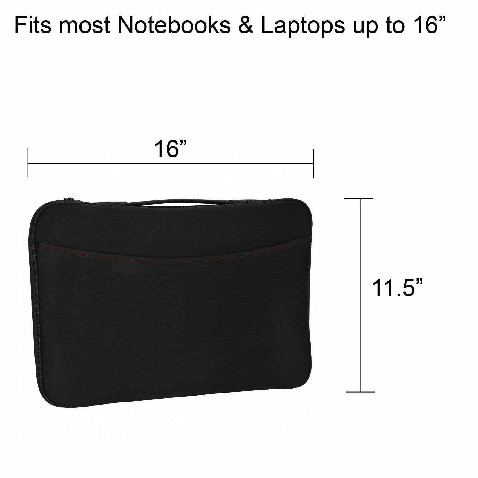 Logitech 16 Inch Notebook Laptop Sleeve Bag Pouch Handle Case Cover Laptop Case - Tophatter Daily Deals