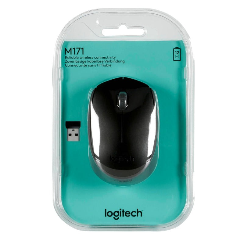 LOGITECH M171 WIRELESS MOUSE - BLACK - Tophatter's Army Deals CCTV - Tophatter Daily Deals