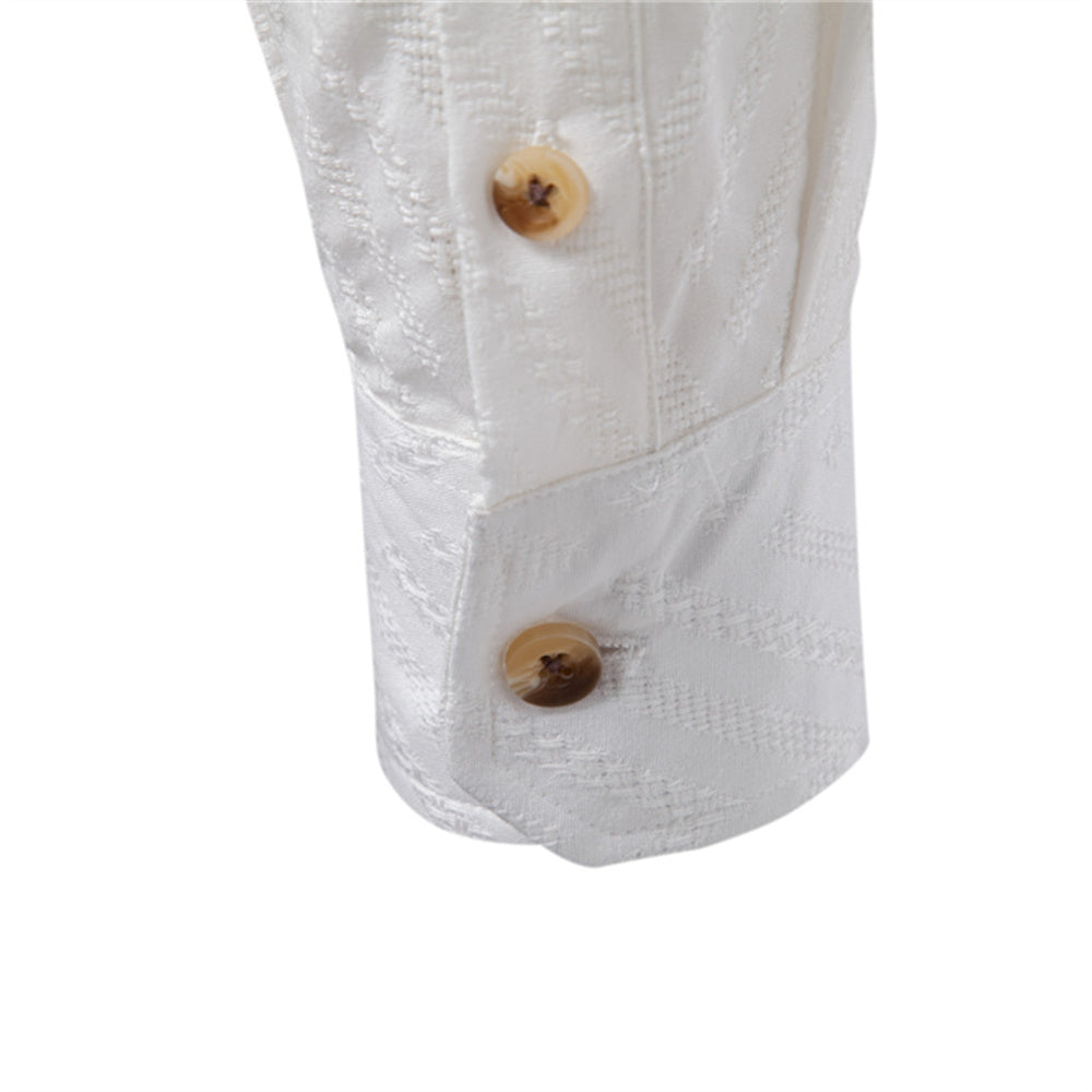 Casual Long Sleeve Shirt For Men Men's Clothing - Tophatter Daily Deals