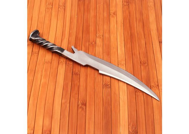 Hand Forged Clip Point Locomotive Railroad Spike Knife knives - Tophatter Daily Deals