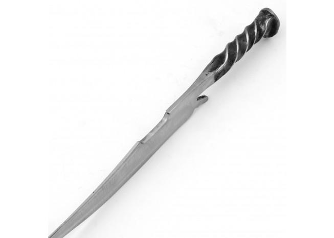 Hand Forged Clip Point Locomotive Railroad Spike Knife knives - Tophatter Daily Deals