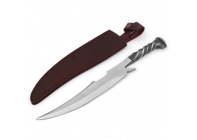 Hand Forged Clip Point Locomotive Railroad Spike Knife knives - Tophatter Daily Deals