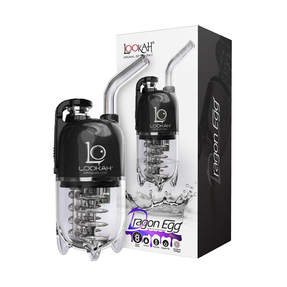 Lookah Dragon Egg Electric Dab Rig Lookah Black Vaporizers - Tophatter Daily Deals