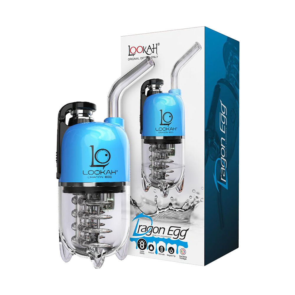 Lookah Dragon Egg Electric Dab Rig Lookah Blue Vaporizers - Tophatter Daily Deals