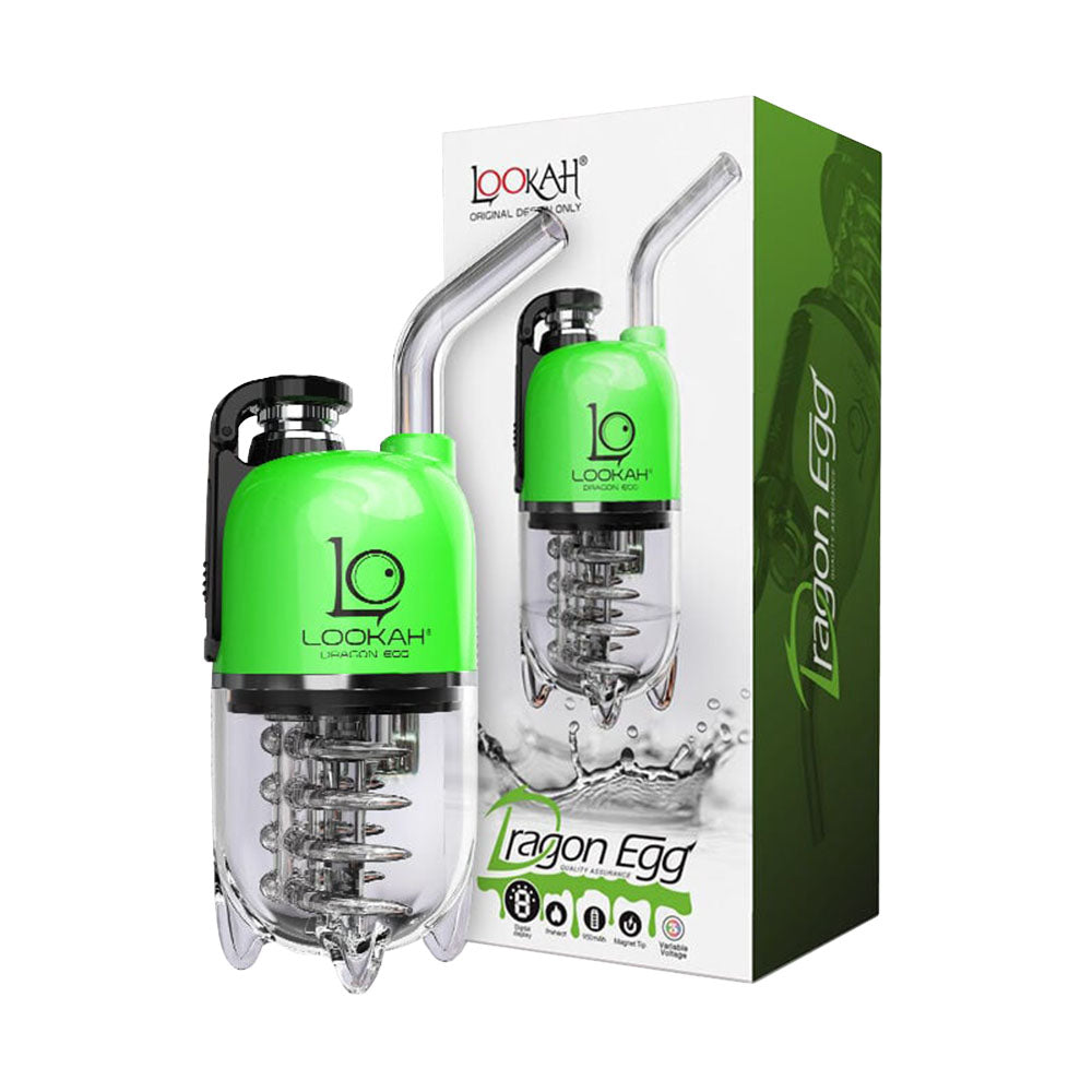 Lookah Dragon Egg Electric Dab Rig Lookah Green Vaporizers - Tophatter Daily Deals