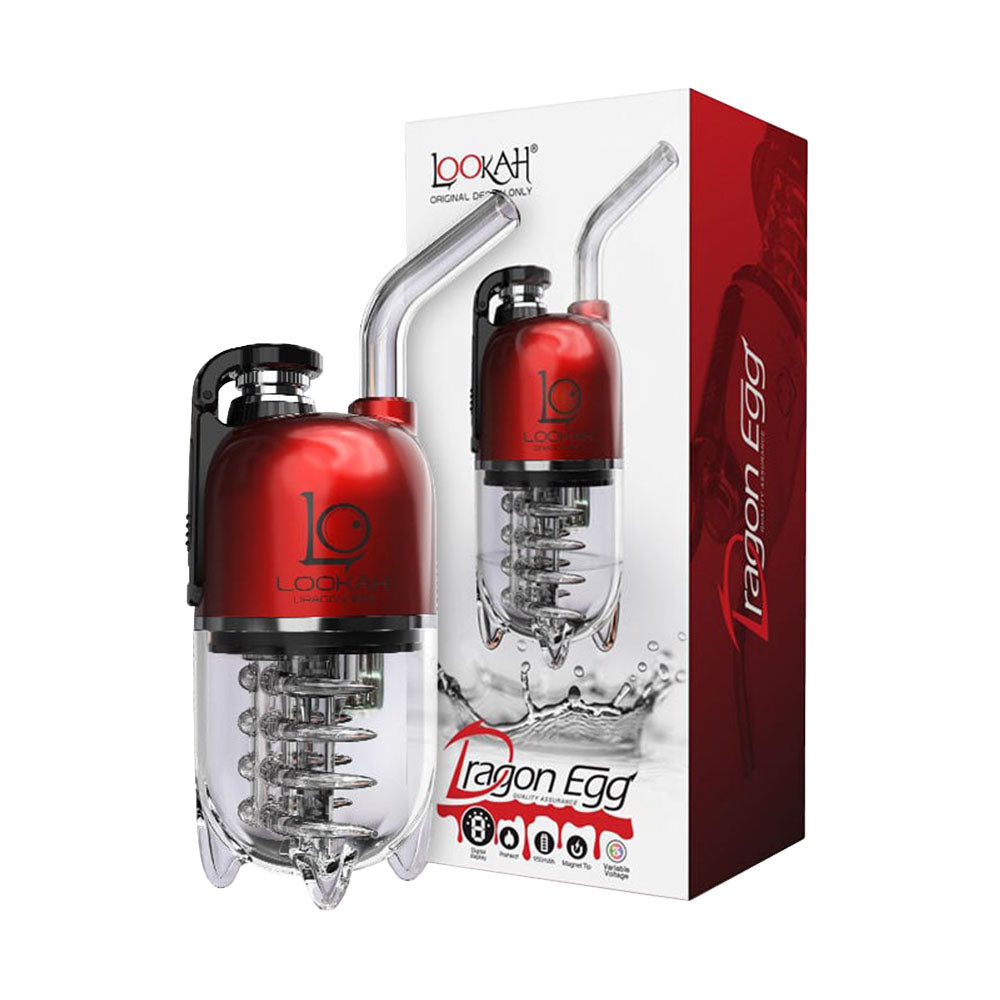 Lookah Dragon Egg Electric Dab Rig Lookah Red Vaporizers - Tophatter Daily Deals