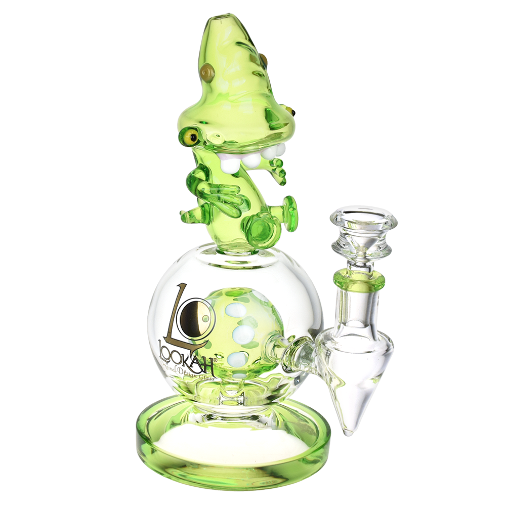 Lookah Dyno Bong Transparent Green Glass Bongs - Tophatter Daily Deals