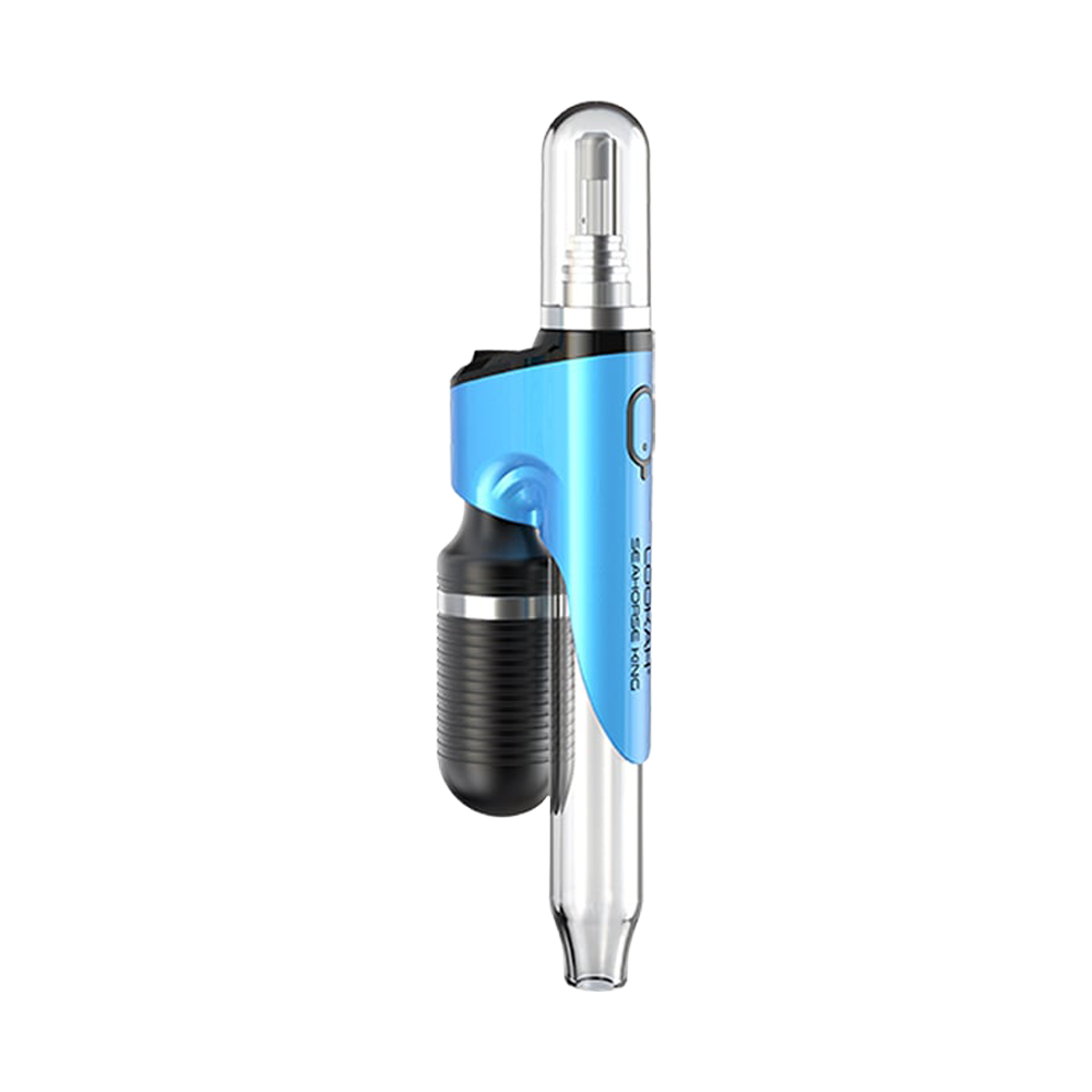 Lookah Seahorse King Electric Dab Straw Lookah Blue Vaporizers - Tophatter Daily Deals
