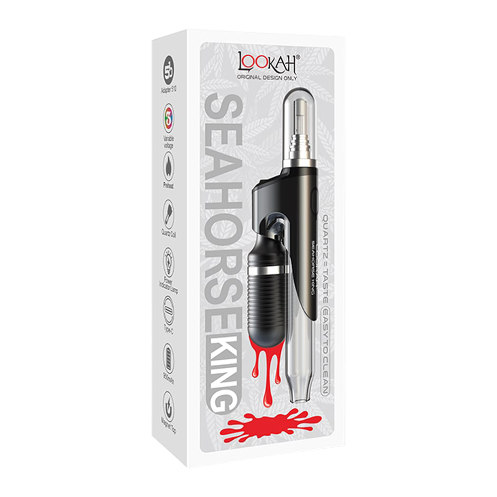 Lookah Seahorse King Electric Dab Straw Vaporizers - Tophatter Daily Deals