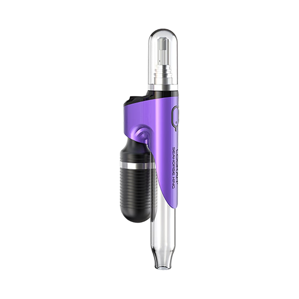 Lookah Seahorse King Electric Dab Straw Lookah Purple Vaporizers - Tophatter Daily Deals