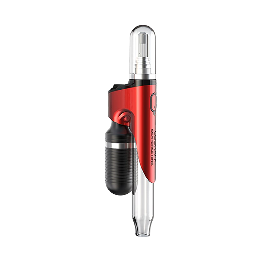 Lookah Seahorse King Electric Dab Straw Lookah Red Vaporizers - Tophatter Daily Deals