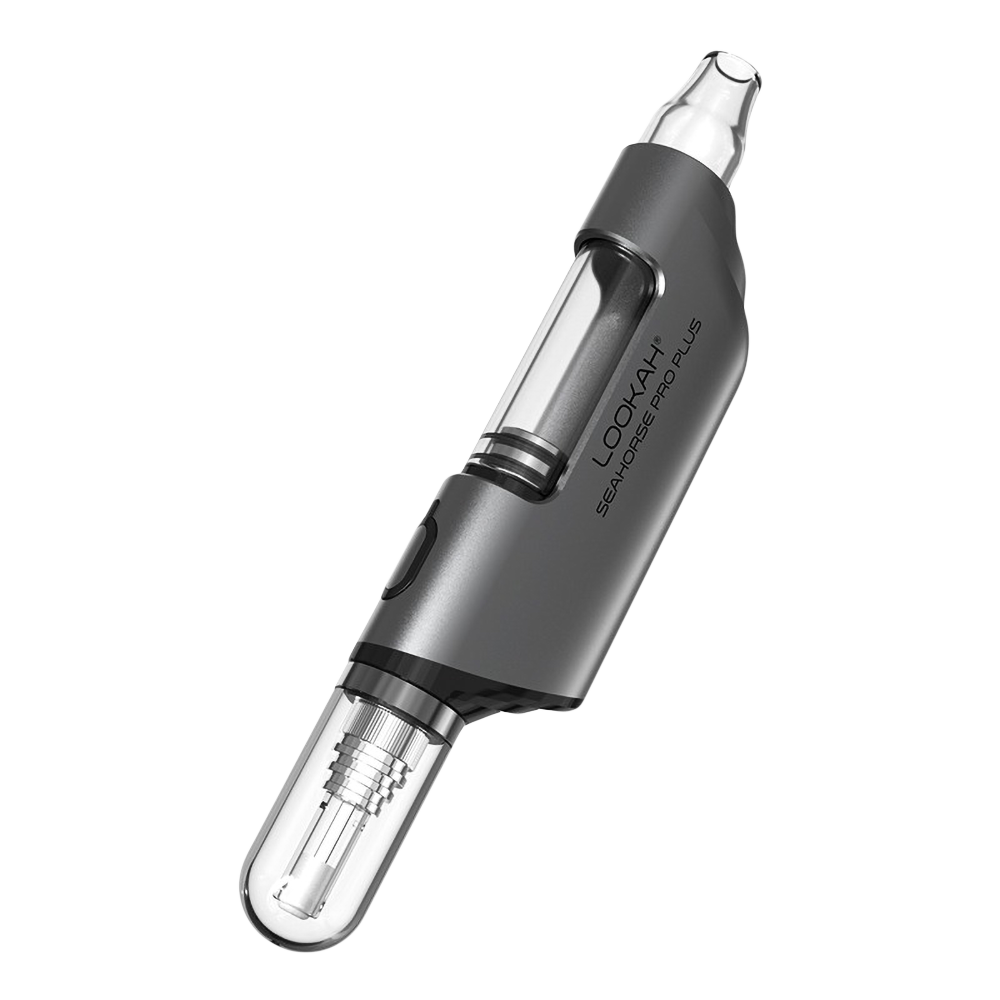 Lookah Seahorse Pro Plus Electric Dab Straw Lookah Gray Vaporizers - Tophatter Daily Deals