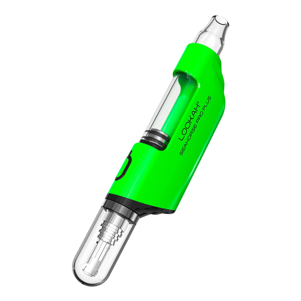 Lookah Seahorse Pro Plus Electric Dab Straw Lookah Green Vaporizers - Tophatter Daily Deals