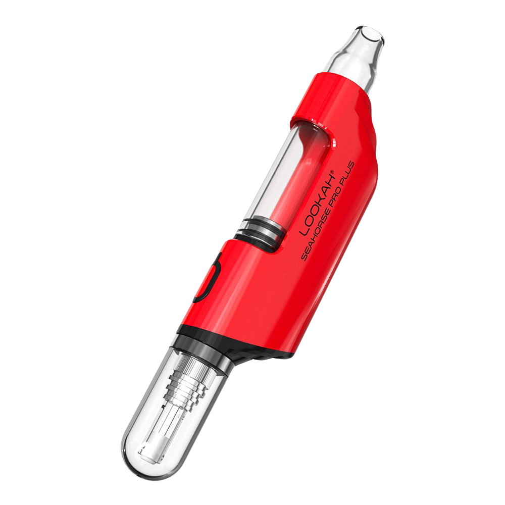 Lookah Seahorse Pro Plus Electric Dab Straw Lookah Red Vaporizers - Tophatter Daily Deals