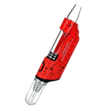 Lookah Seahorse Pro Plus Electric Dab Straw Lookah Red Black Spatter Vaporizers - Tophatter Daily Deals