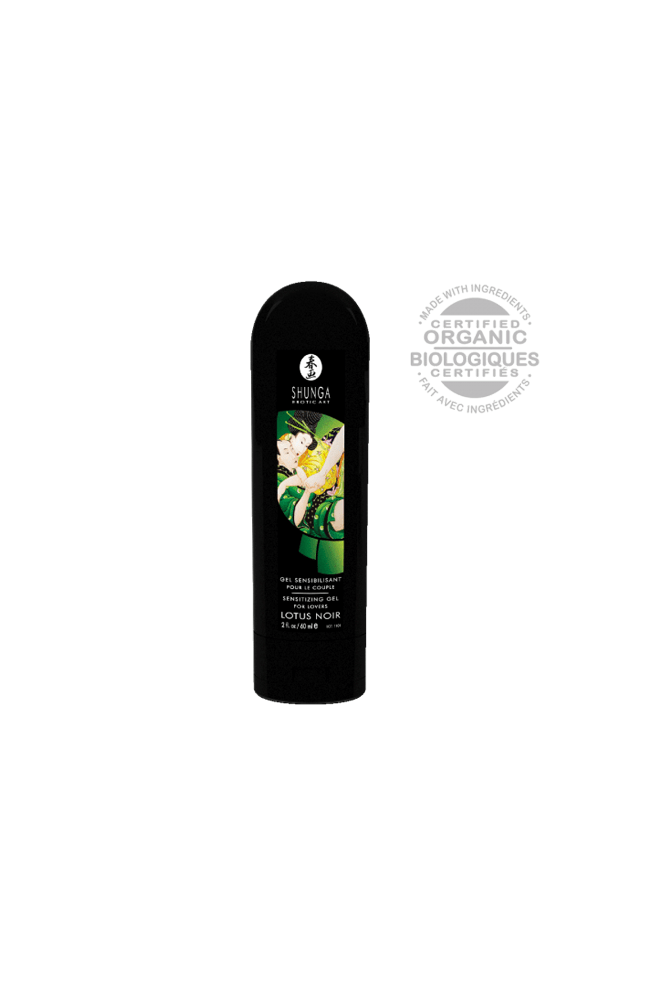 Shunga - Lotus Noir Sensitizing Gel For Lovers - 2oz Liquid - Tophatter Daily Deals
