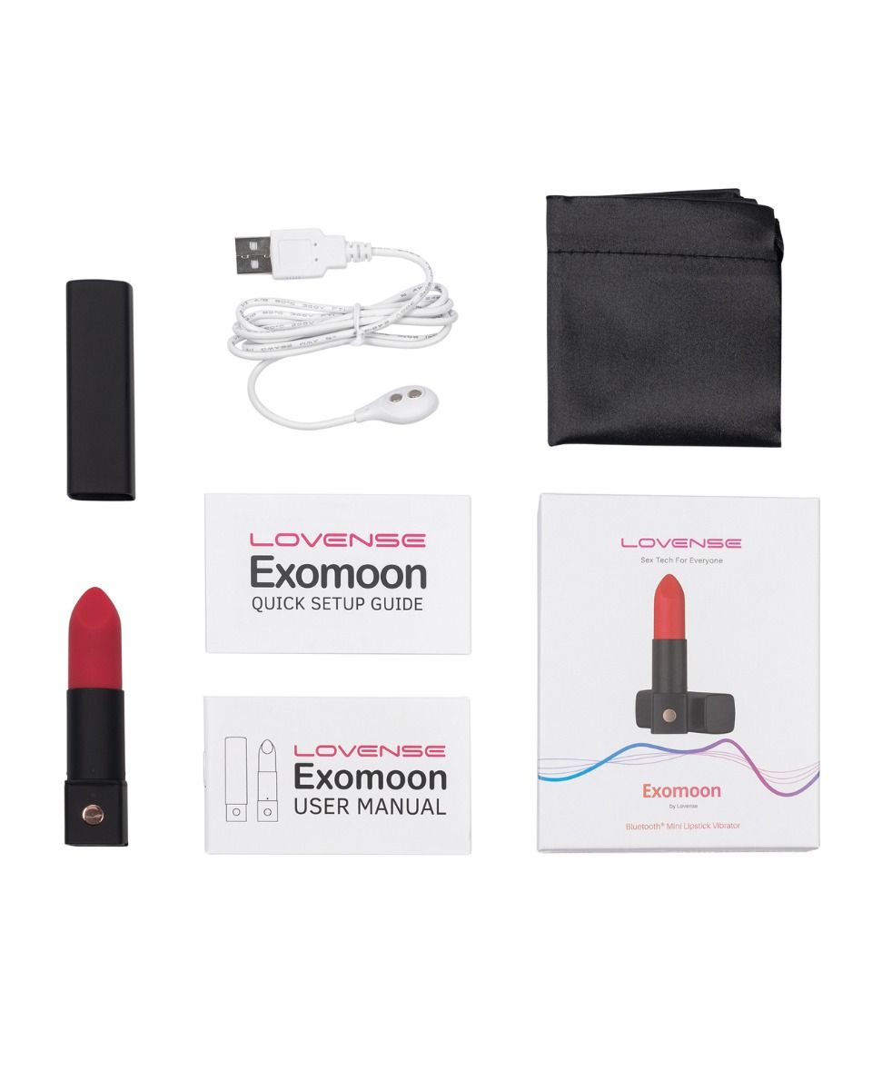 Lovense Exomoon Lipstick Vibe - Tophatter Daily Deals