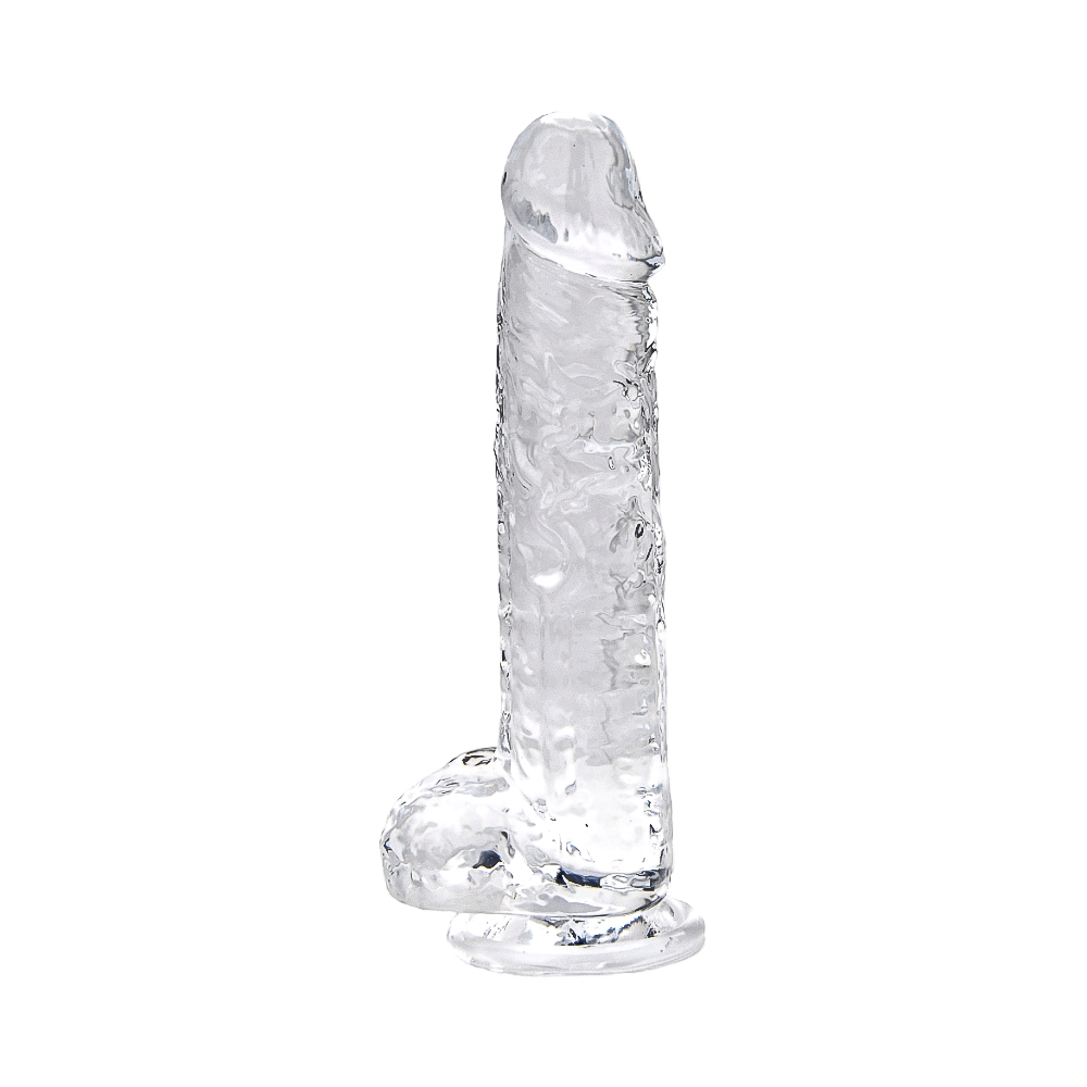 Loving Joy 7.5 Inch Clear Dildo with Balls – Realistic Suction Cup Dildo 7.5 Inch Length 1.4 Inch Diameter > Dildos > Realistic Dildos - Tophatter Daily Deals