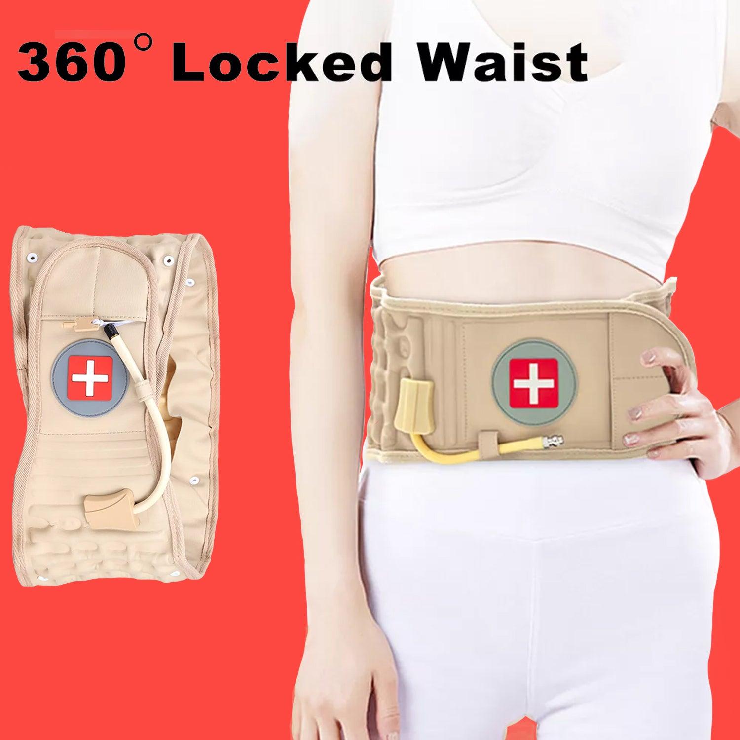 Lumbar Support Belt - Pain Relief Lower Back Spine Decompression Belt Back Brace Health Care - Tophatter Daily Deals