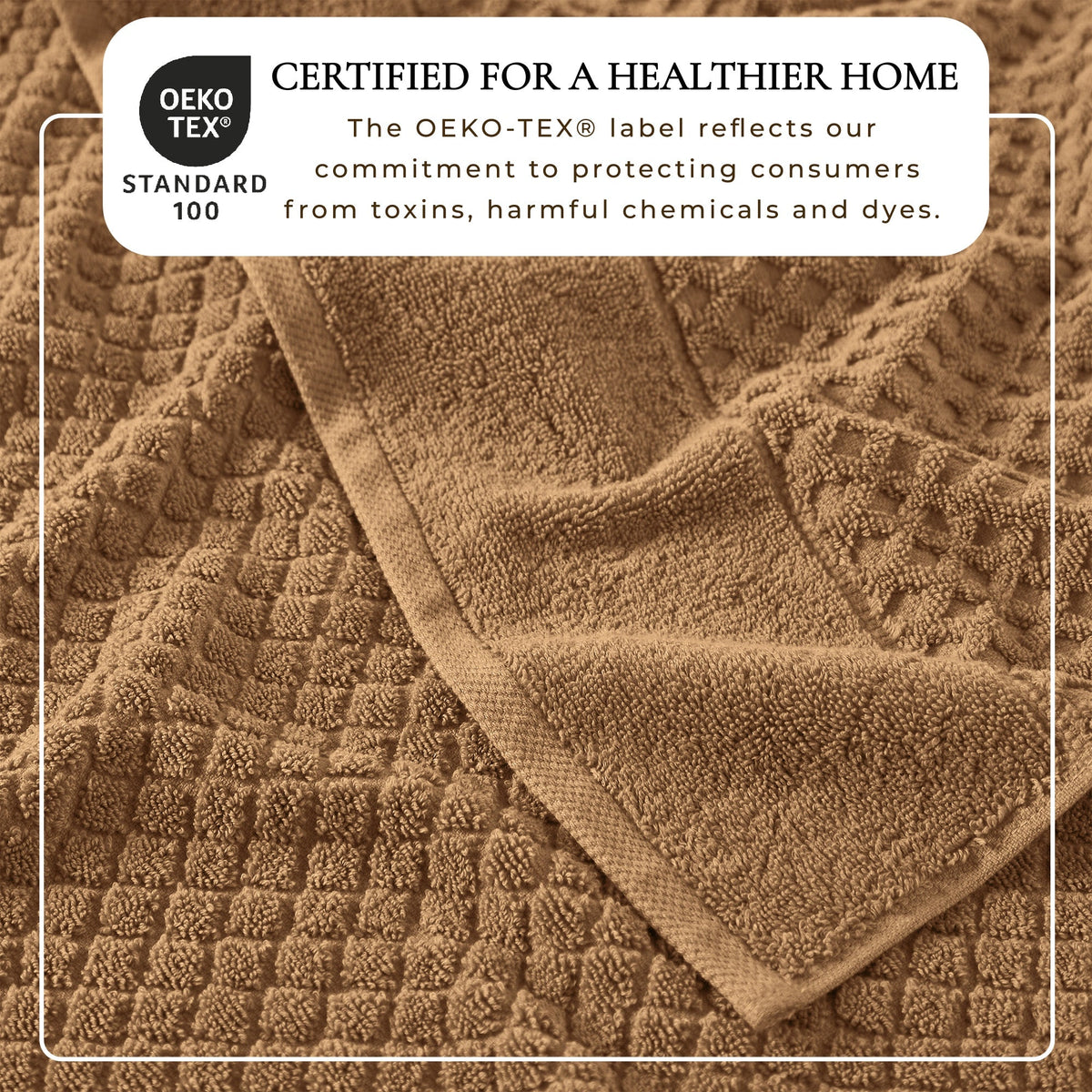 Cotton Diamond Waffle Weave Bath Towel Set - Grayson Collection Bath - Tophatter Daily Deals