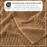 Cotton Diamond Waffle Weave Bath Towel Set - Grayson Collection Bath - Tophatter Daily Deals