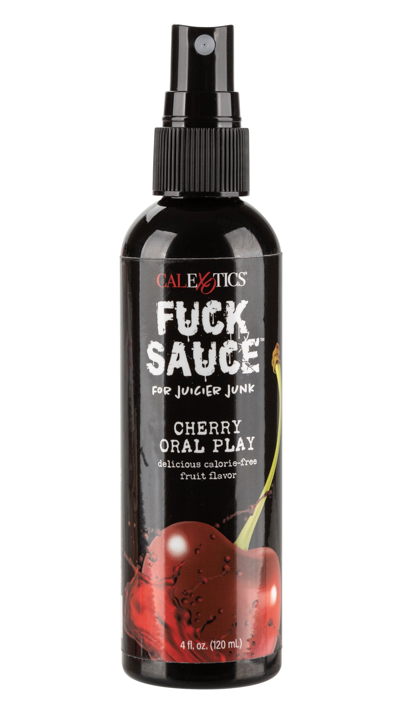 Fuck Sauce Cherry Oral Play Water-Based Edible Spray 4 fl oz > Lube > Oral Gels & Sprays - Tophatter Daily Deals