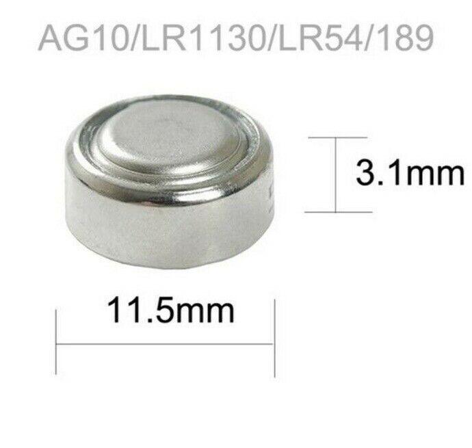 LR1130 / AG10 ALKALINE BATTERY 1.55V 1's - Tophatter's Army Deals ACCESSORIES - Tophatter Daily Deals