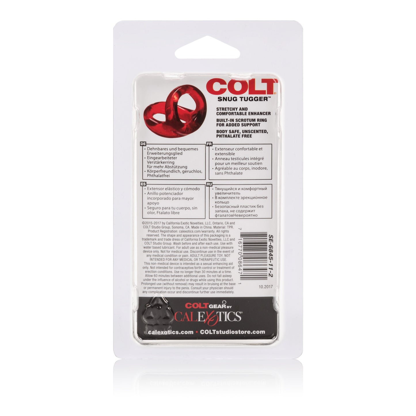 Colt Snug Tugger – Super Stretchy Double Cock Ring with Scrotum Support > Cock Ring > Sling - Tophatter Daily Deals