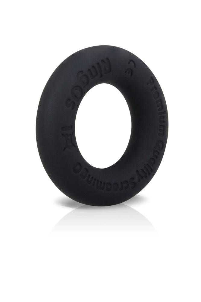 Screaming O - RingO - Ritz Stretchy Silicone Cock Ring - Black Sex Toy - Tophatter Daily Deals