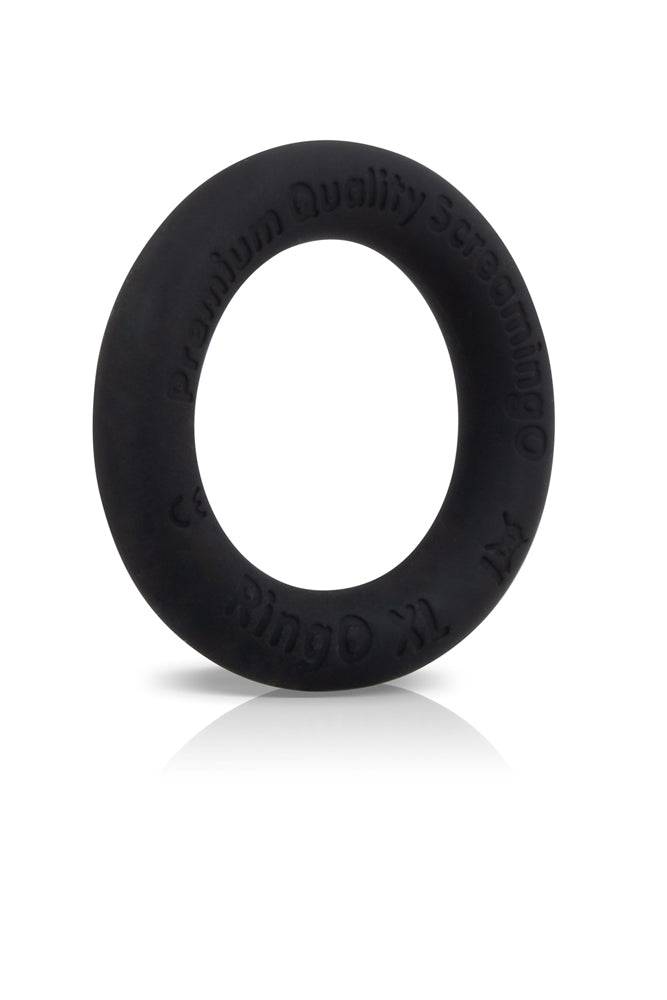 Screaming O - RingO - Ritz XL Stretchy Silicone Cock Ring - Black Sex Toy - Tophatter Daily Deals