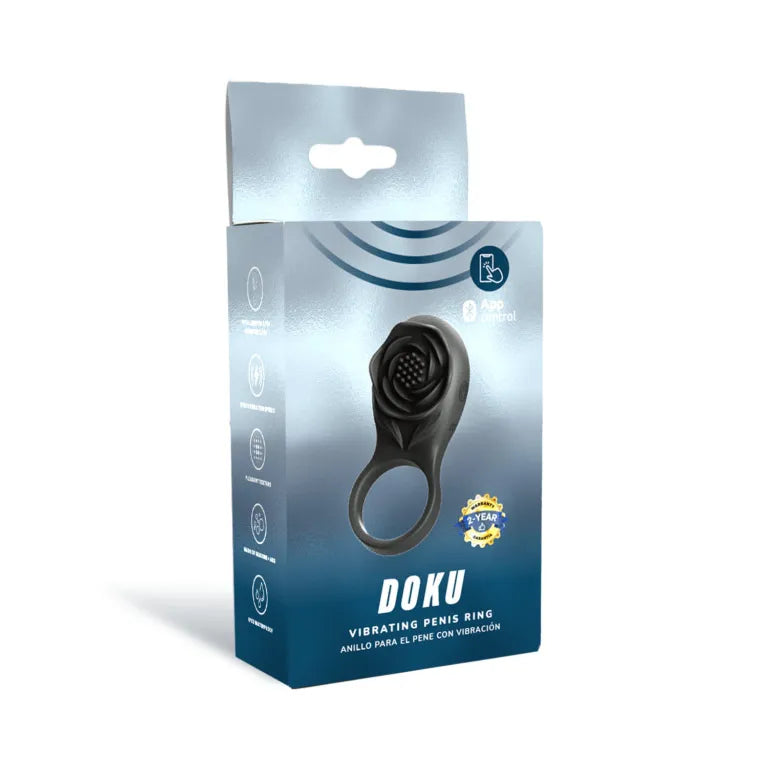 Camtoyz Doku (Black) – Vibrating Penis Ring with App Control > Sex Toys > Remote Control Toys - Tophatter Daily Deals