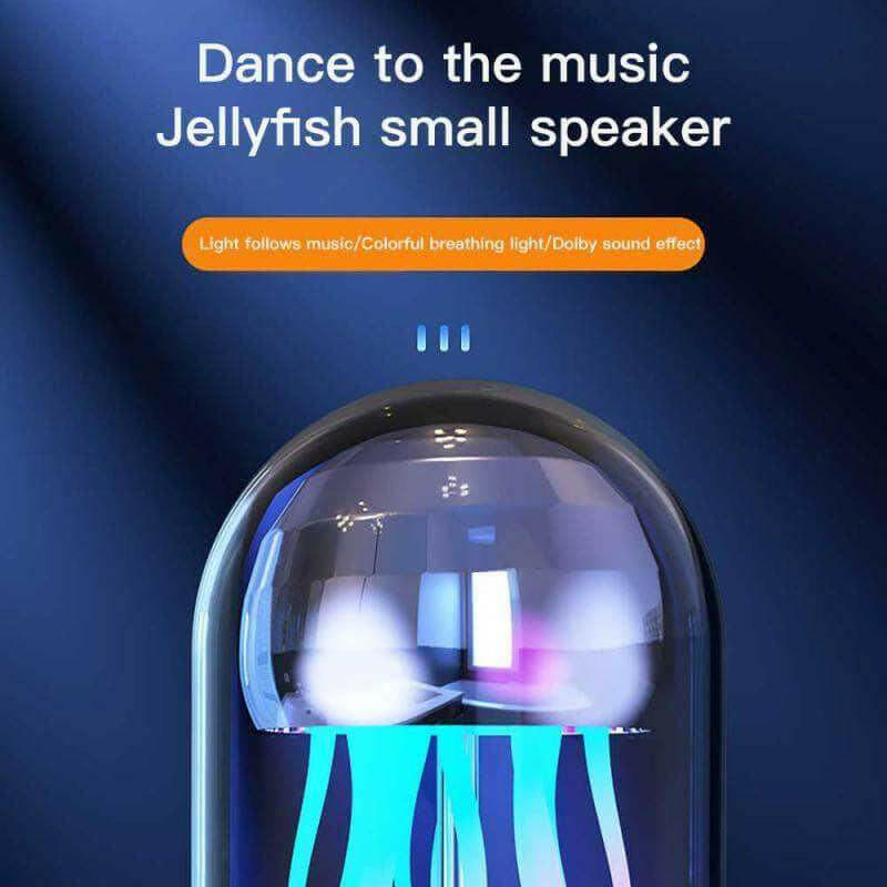 Luminous Jellyfish Lamp With Clock And Bluetooth Speaker 