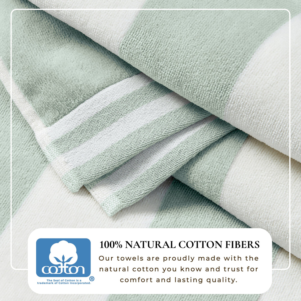 Striped Cabana Beach Towel - Edgartown Collection Bath - Tophatter Daily Deals