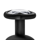 Luxe Bling Plugs Training Kit Black With Clear Gems - 3 Sizes > Anal Range > Butt Plug Kits - Tophatter Daily Deals