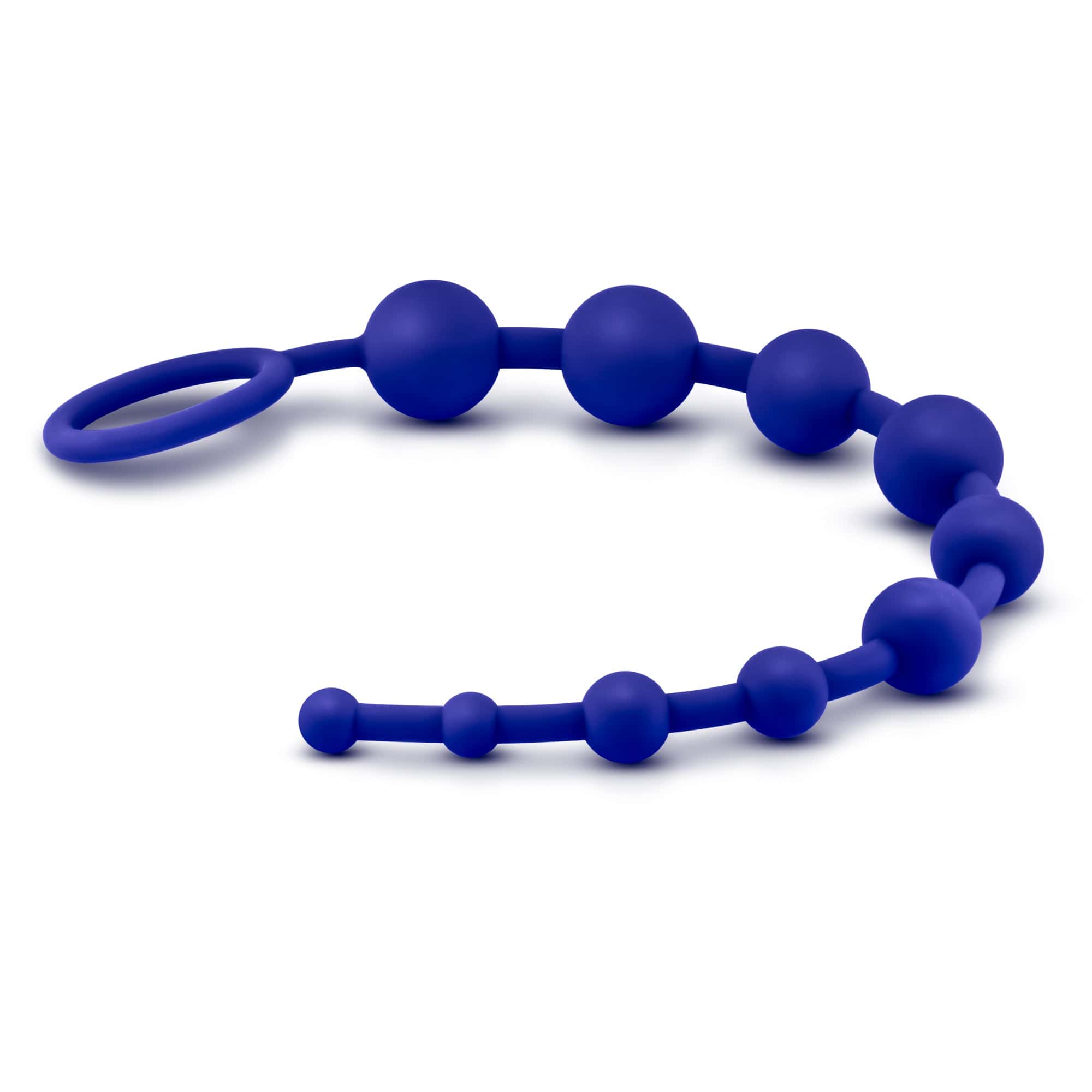 Luxe Silicone 10 Beads Indigo Anal Toy 12.5 Inch Length > Anal Range > Anal Beads - Tophatter Daily Deals