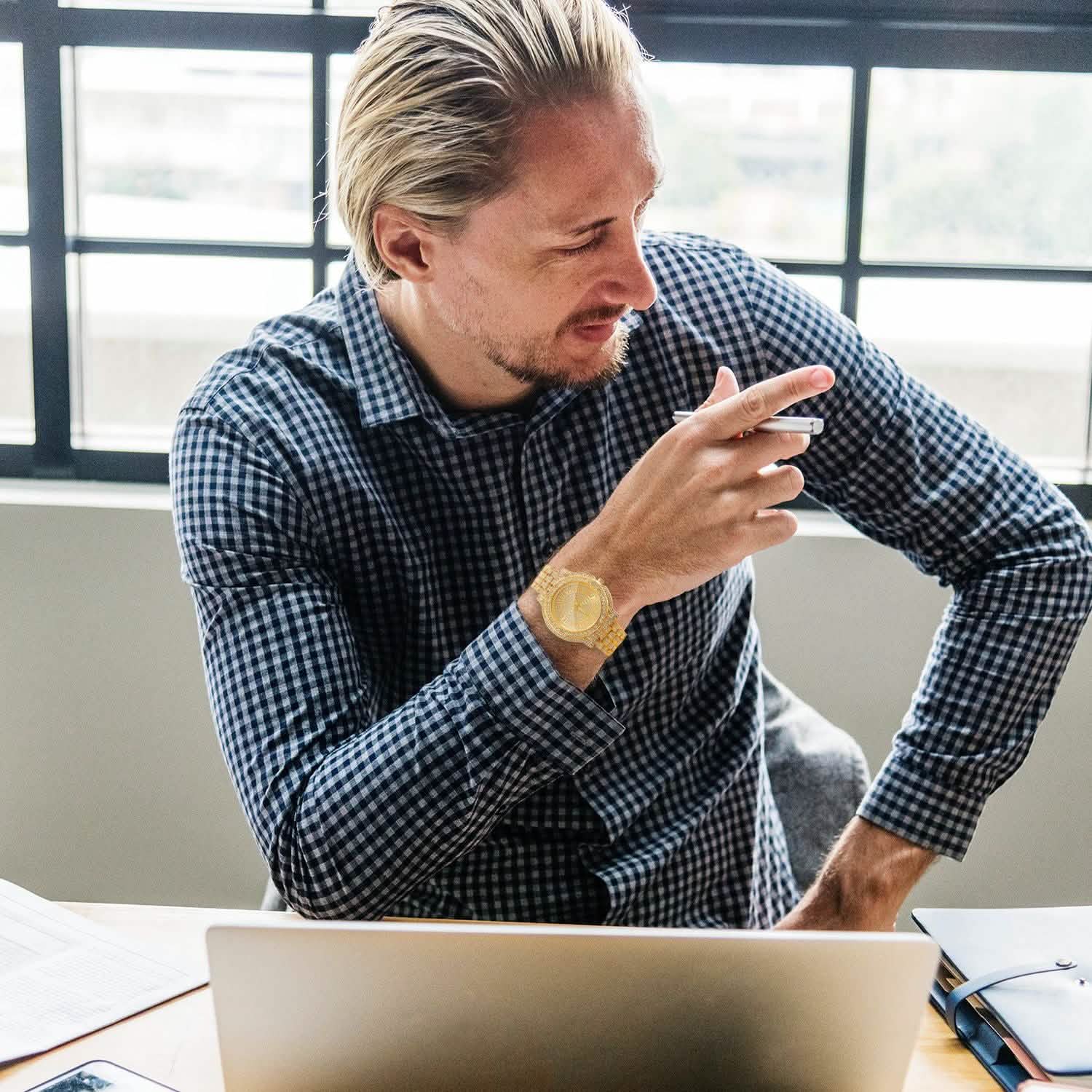 Luxury Crystal Rhinestone Quartz Watch Watches - Tophatter Daily Deals