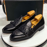 Luxury Men Genuine Cow Leather Dress Shoes Men Dresses Shoes - Tophatter Daily Deals