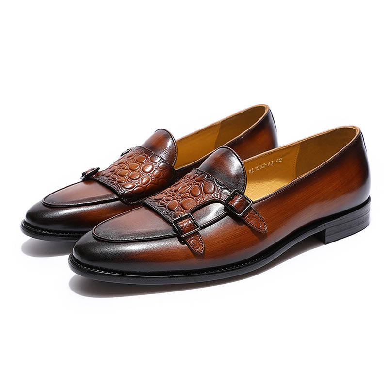 Luxury Men Genuine Cow Leather Dress Shoes Men Dresses Shoes - Tophatter Daily Deals