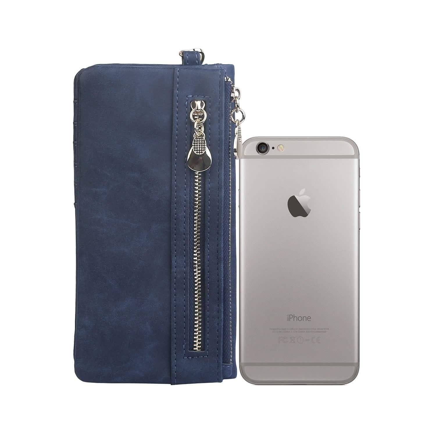 Luxury Women's Leather Clutch Wallet Handbags & Wallets - Tophatter Daily Deals