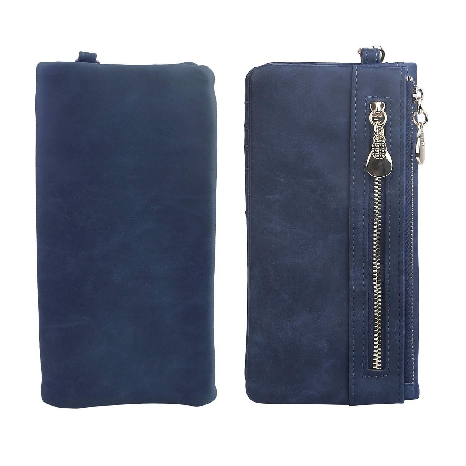 Luxury Women's Leather Clutch Wallet Handbags & Wallets - Tophatter Daily Deals