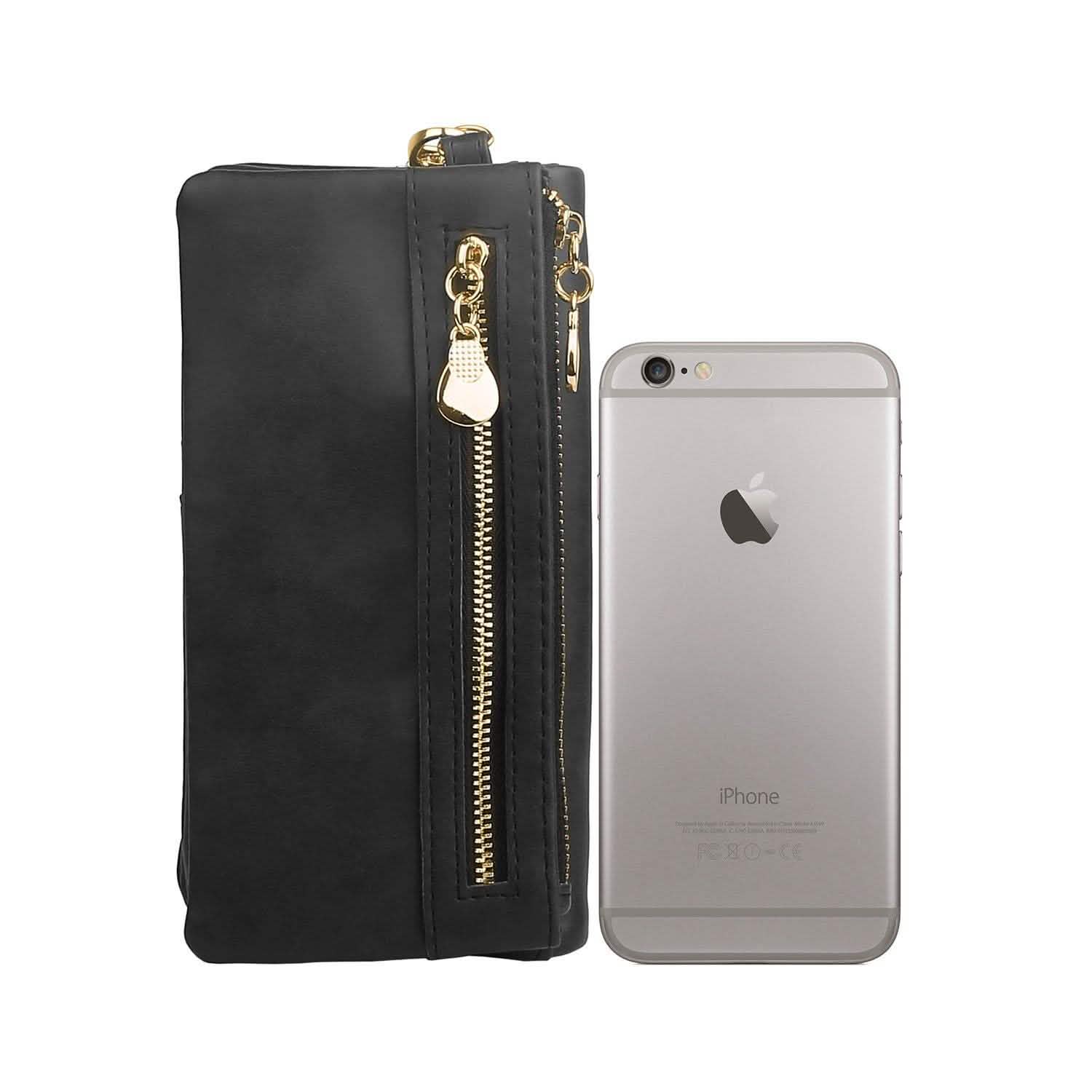 Luxury Women's Leather Clutch Wallet Handbags & Wallets - Tophatter Daily Deals