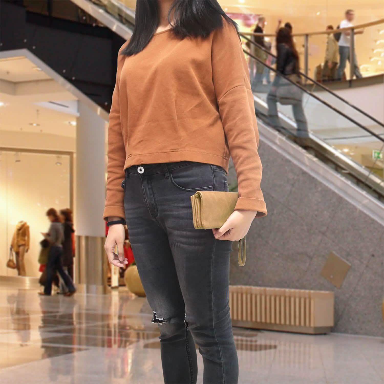 Luxury Women's Leather Clutch Wallet Handbags & Wallets - Tophatter Daily Deals