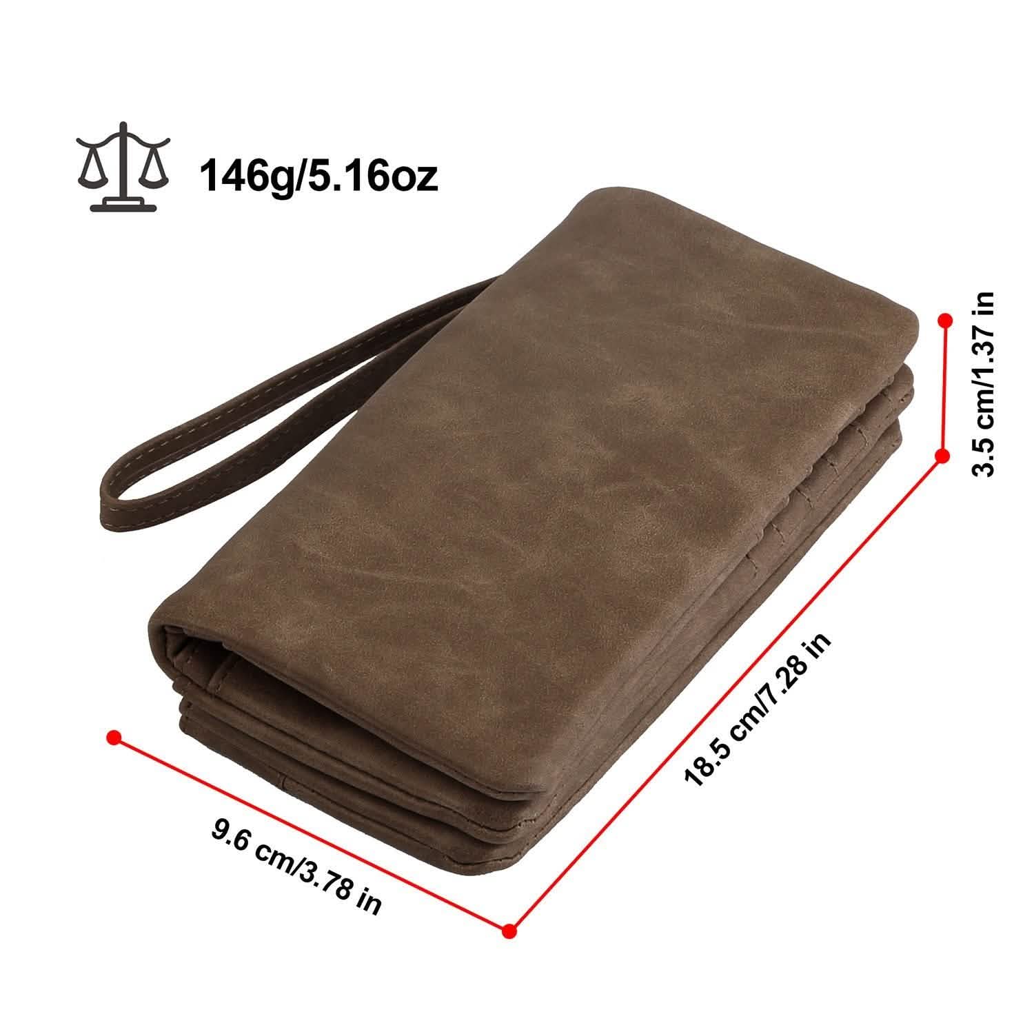 Luxury Women's Leather Clutch Wallet Handbags & Wallets - Tophatter Daily Deals