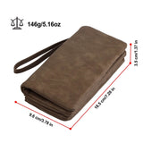Luxury Women's Leather Clutch Wallet Handbags & Wallets - Tophatter Daily Deals